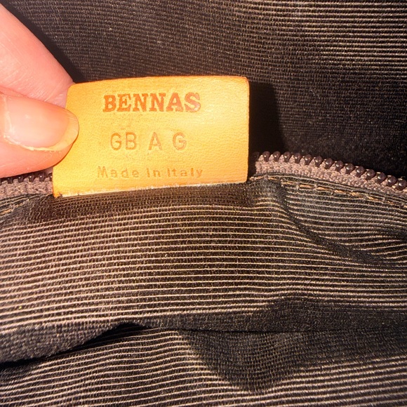 Bally Vintage Bennas Canvas and Italian Vachetta Tote, 90s, Made in Italy - Picture 5 of 13